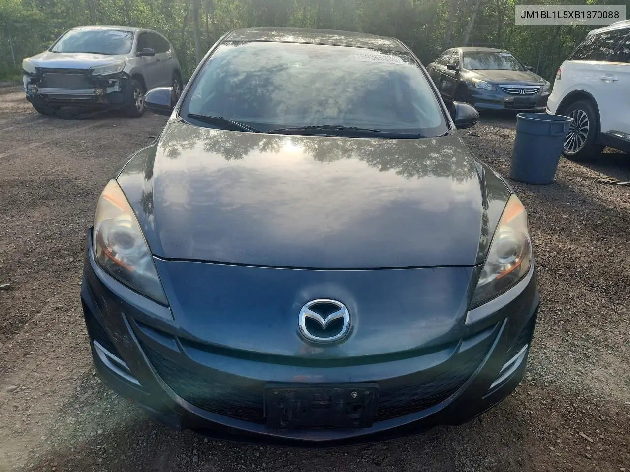 2011 Mazda 3 S VIN: JM1BL1L5XB1370088 Lot: 59365336