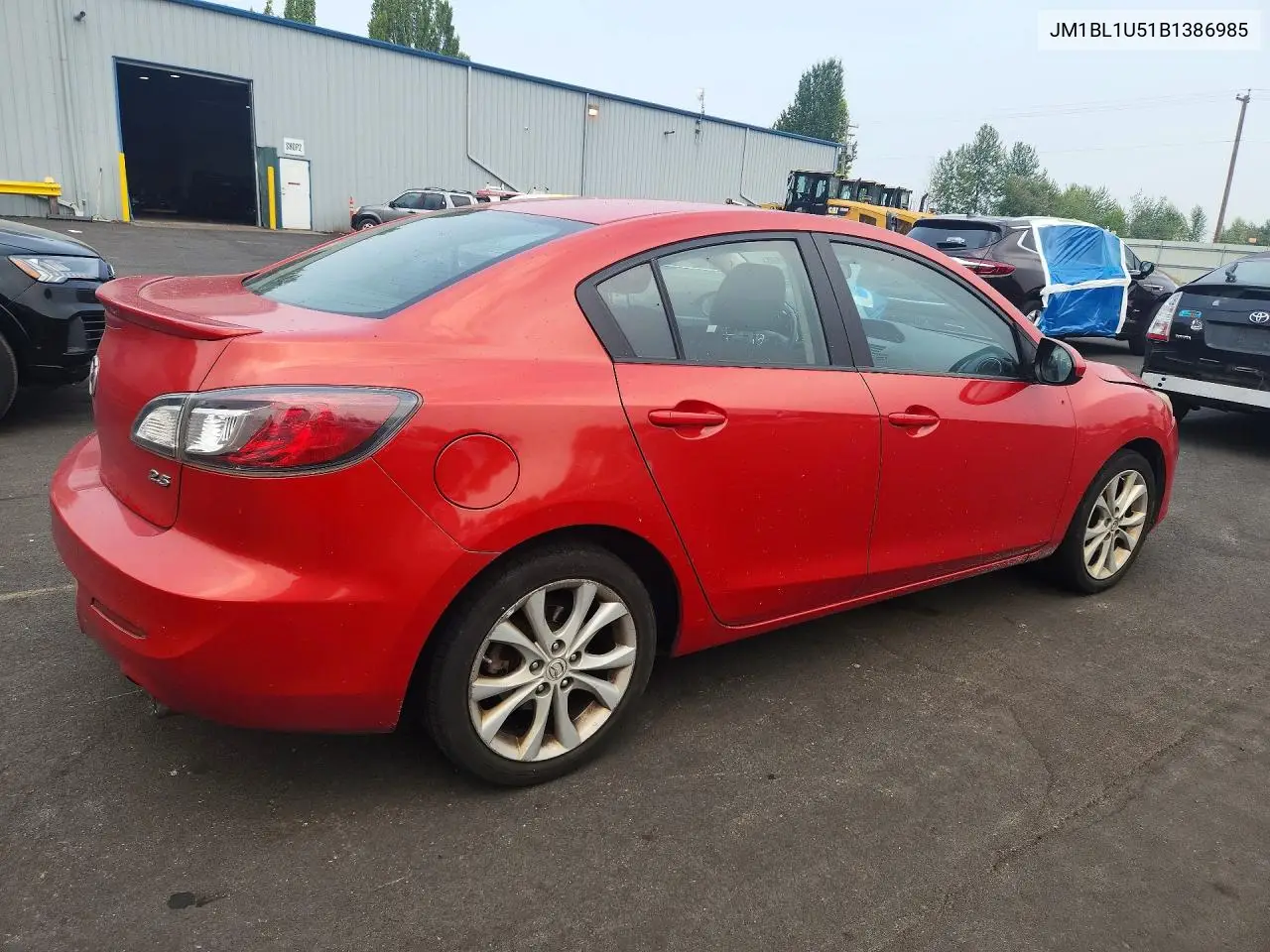 2011 Mazda 3 S VIN: JM1BL1U51B1386985 Lot: 60384576