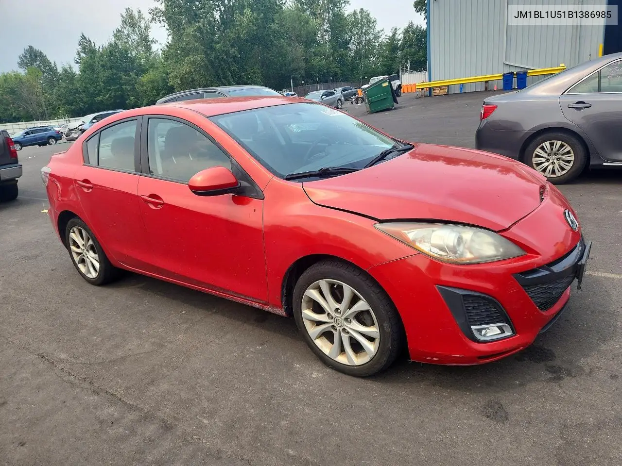 2011 Mazda 3 S VIN: JM1BL1U51B1386985 Lot: 60384576