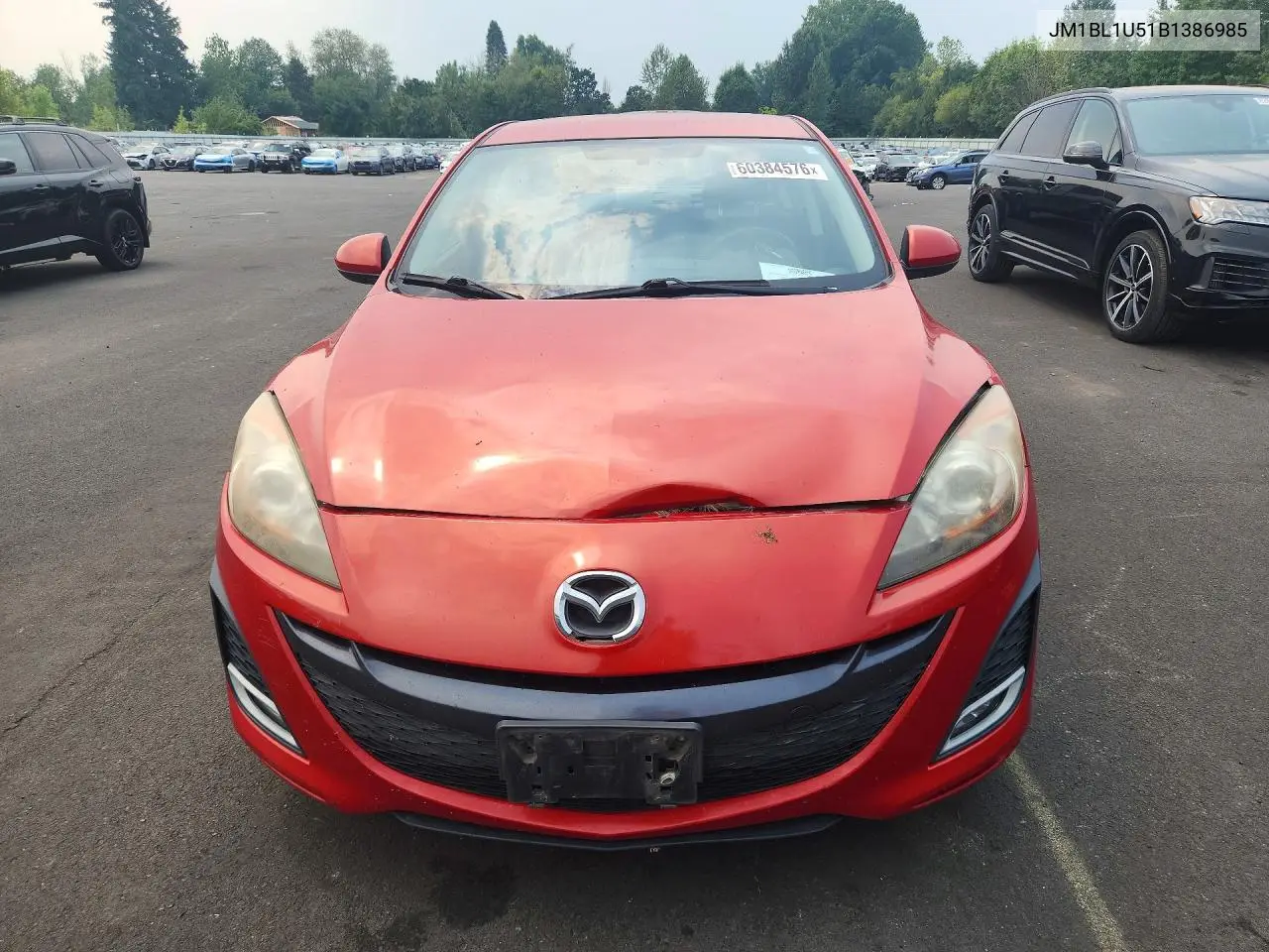 2011 Mazda 3 S VIN: JM1BL1U51B1386985 Lot: 60384576