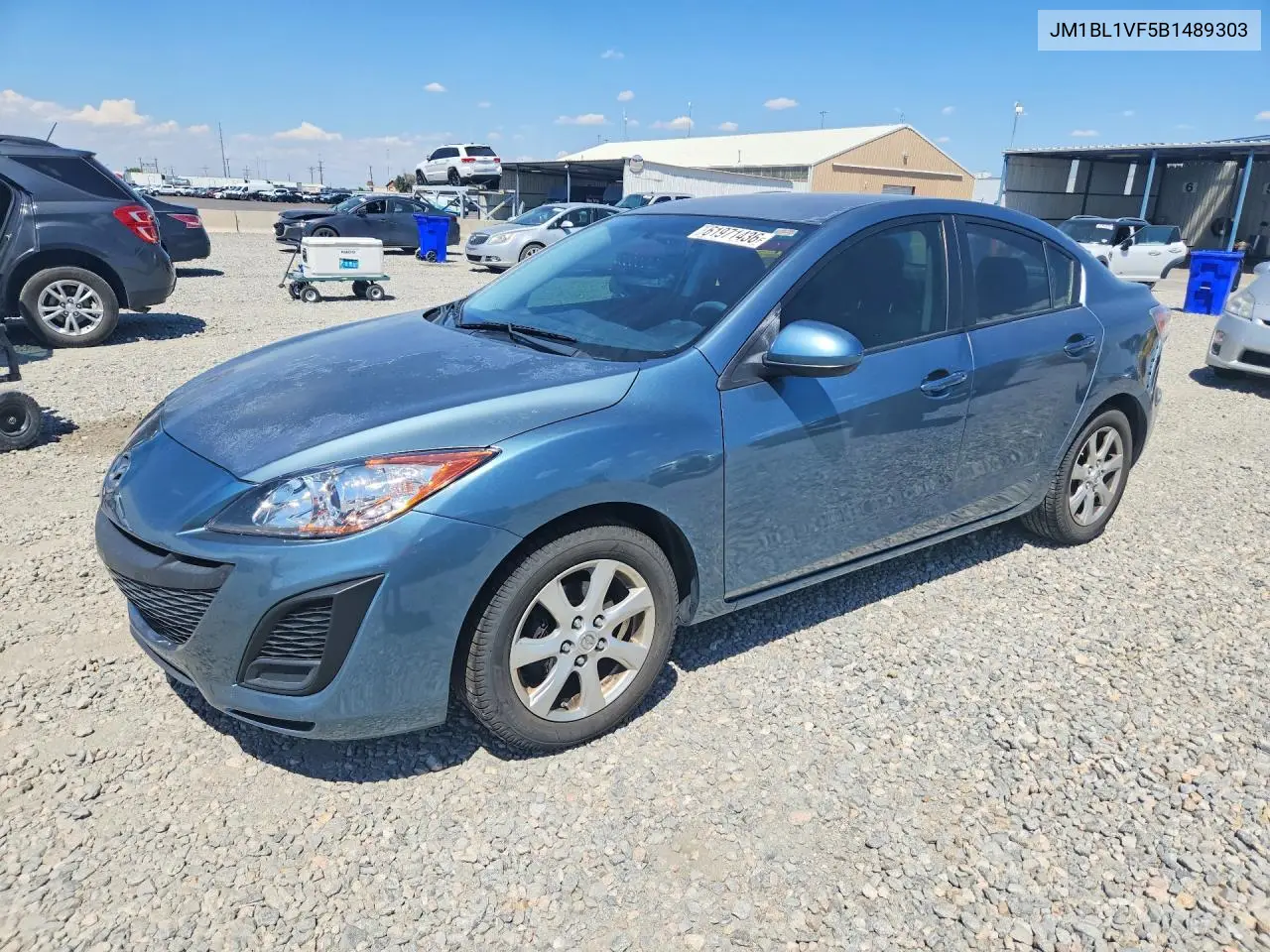 2011 Mazda 3 I VIN: JM1BL1VF5B1489303 Lot: 61971436