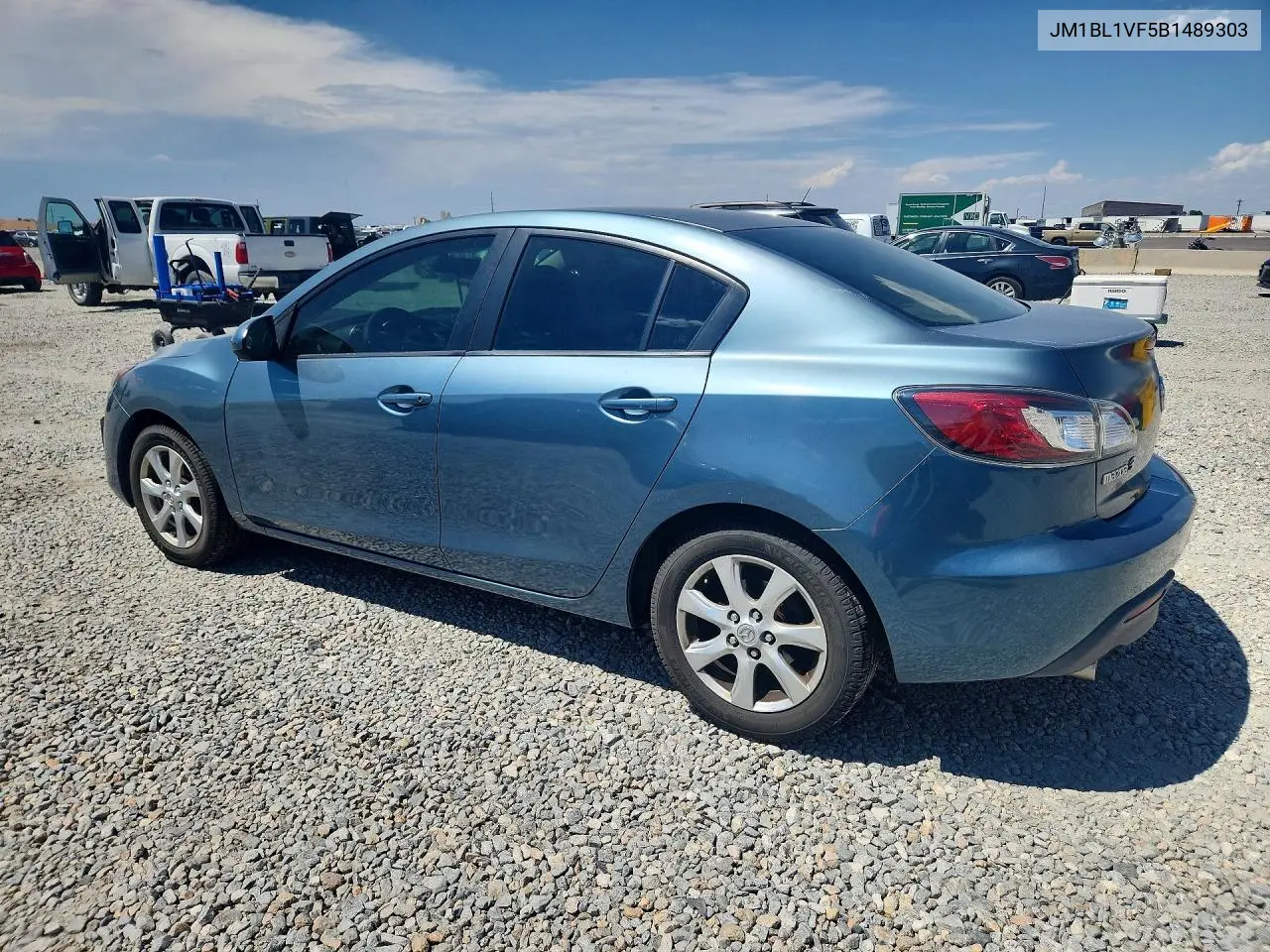 2011 Mazda 3 I VIN: JM1BL1VF5B1489303 Lot: 61971436