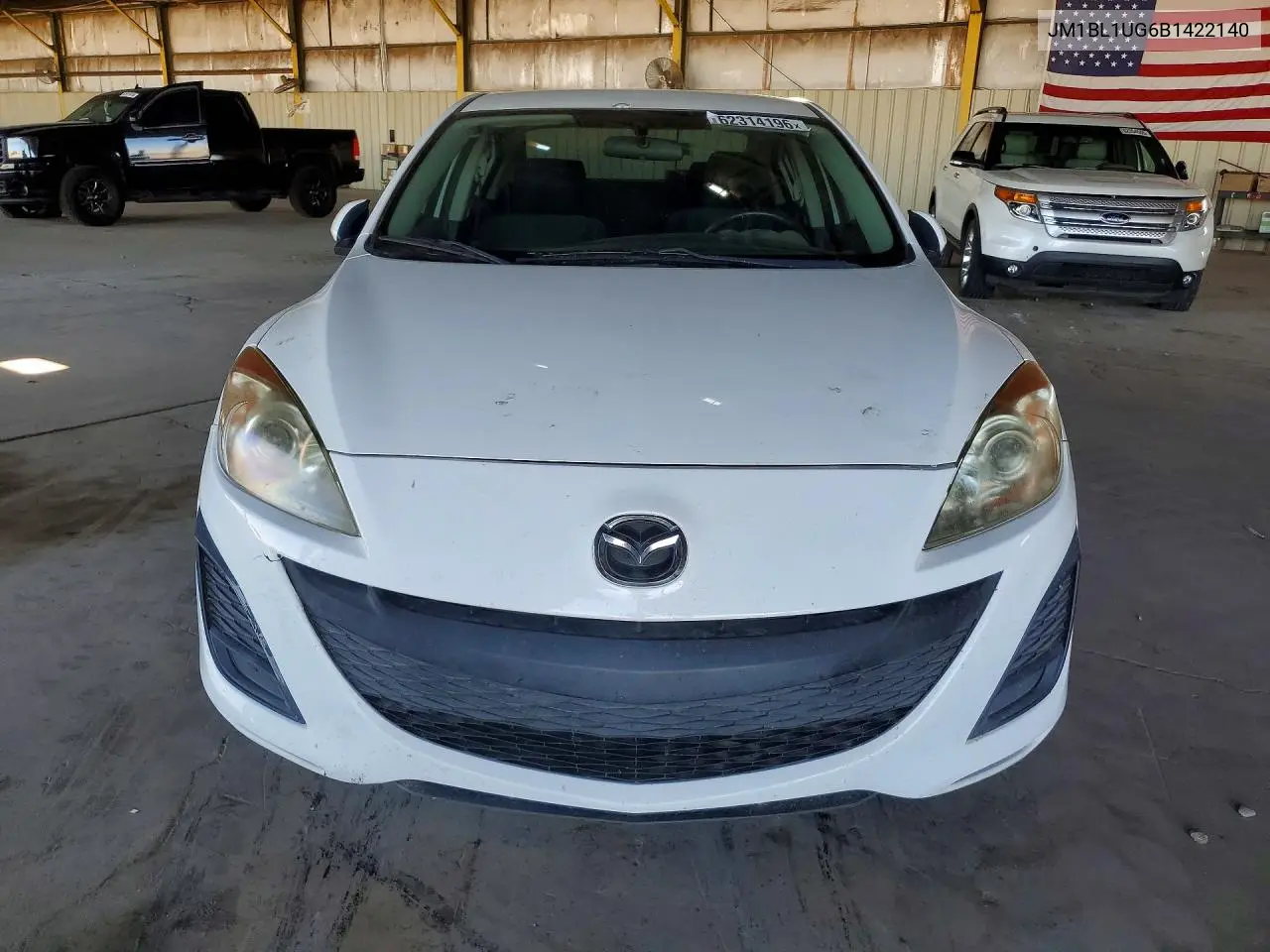 2011 Mazda 3 I VIN: JM1BL1UG6B1422140 Lot: 62314196