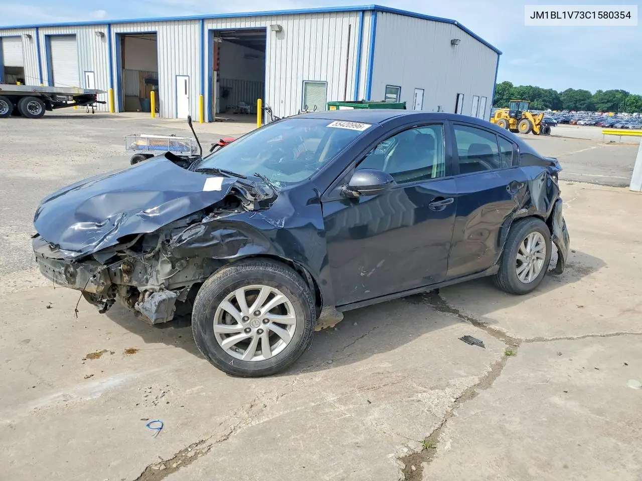 2012 Mazda 3 I VIN: JM1BL1V73C1580354 Lot: 55420996