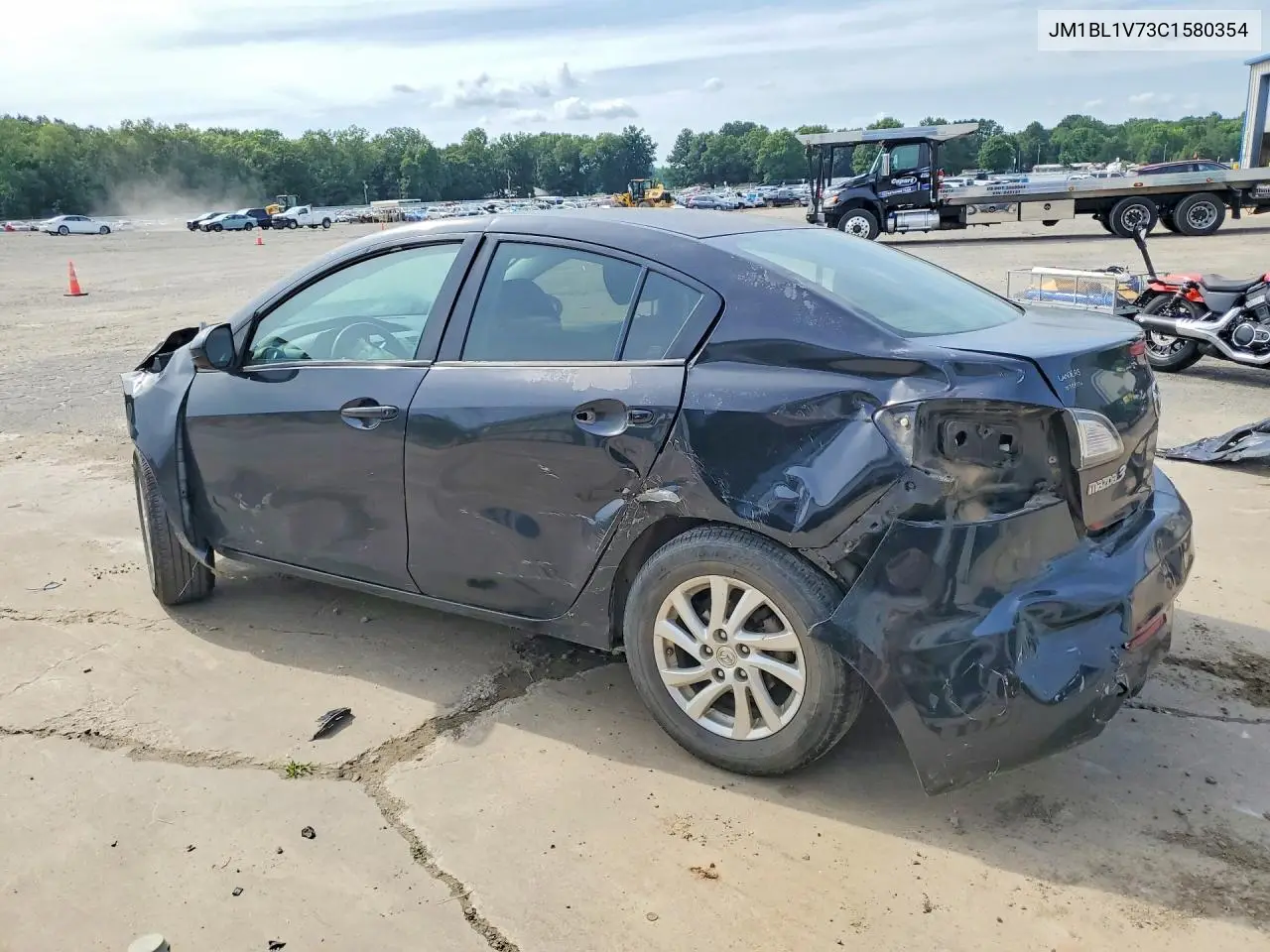 2012 Mazda 3 I VIN: JM1BL1V73C1580354 Lot: 55420996