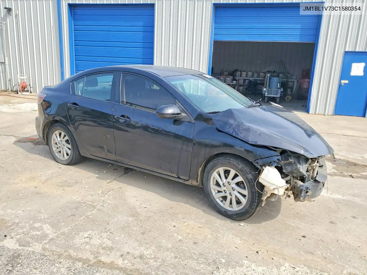 2012 Mazda 3 I VIN: JM1BL1V73C1580354 Lot: 55420996
