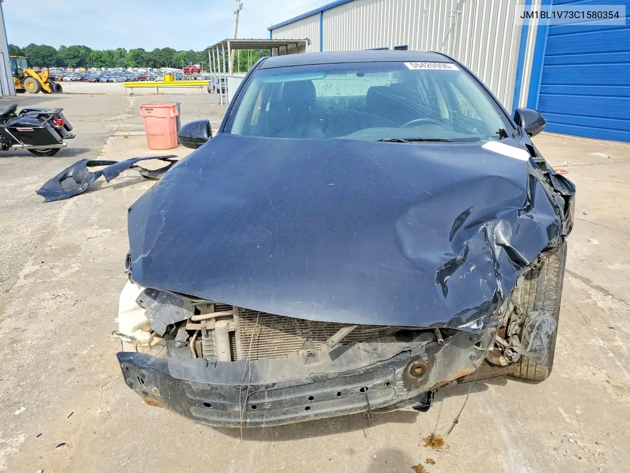 2012 Mazda 3 I VIN: JM1BL1V73C1580354 Lot: 55420996