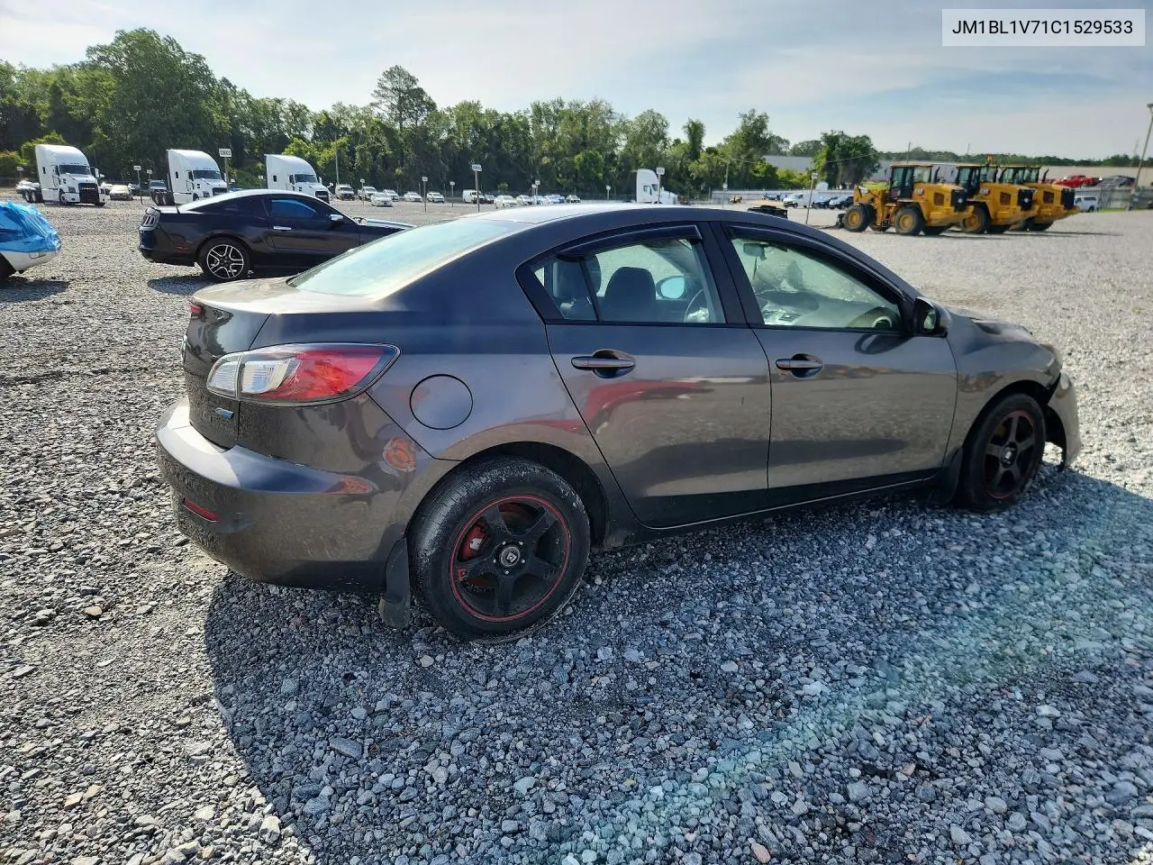 2012 Mazda 3 I VIN: JM1BL1V71C1529533 Lot: 55600926