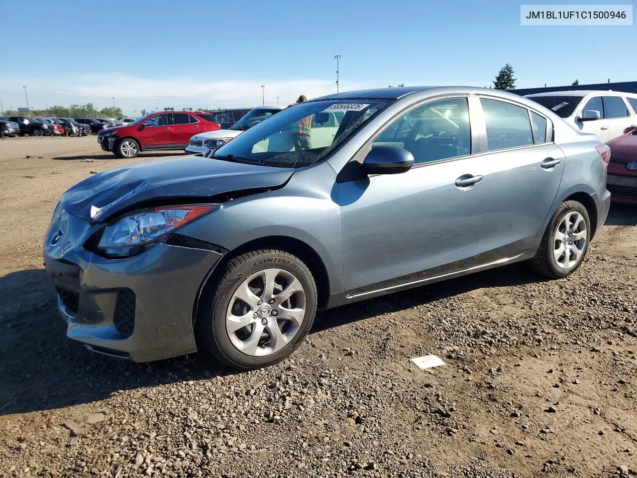 2012 Mazda 3 I VIN: JM1BL1UF1C1500946 Lot: 58568326