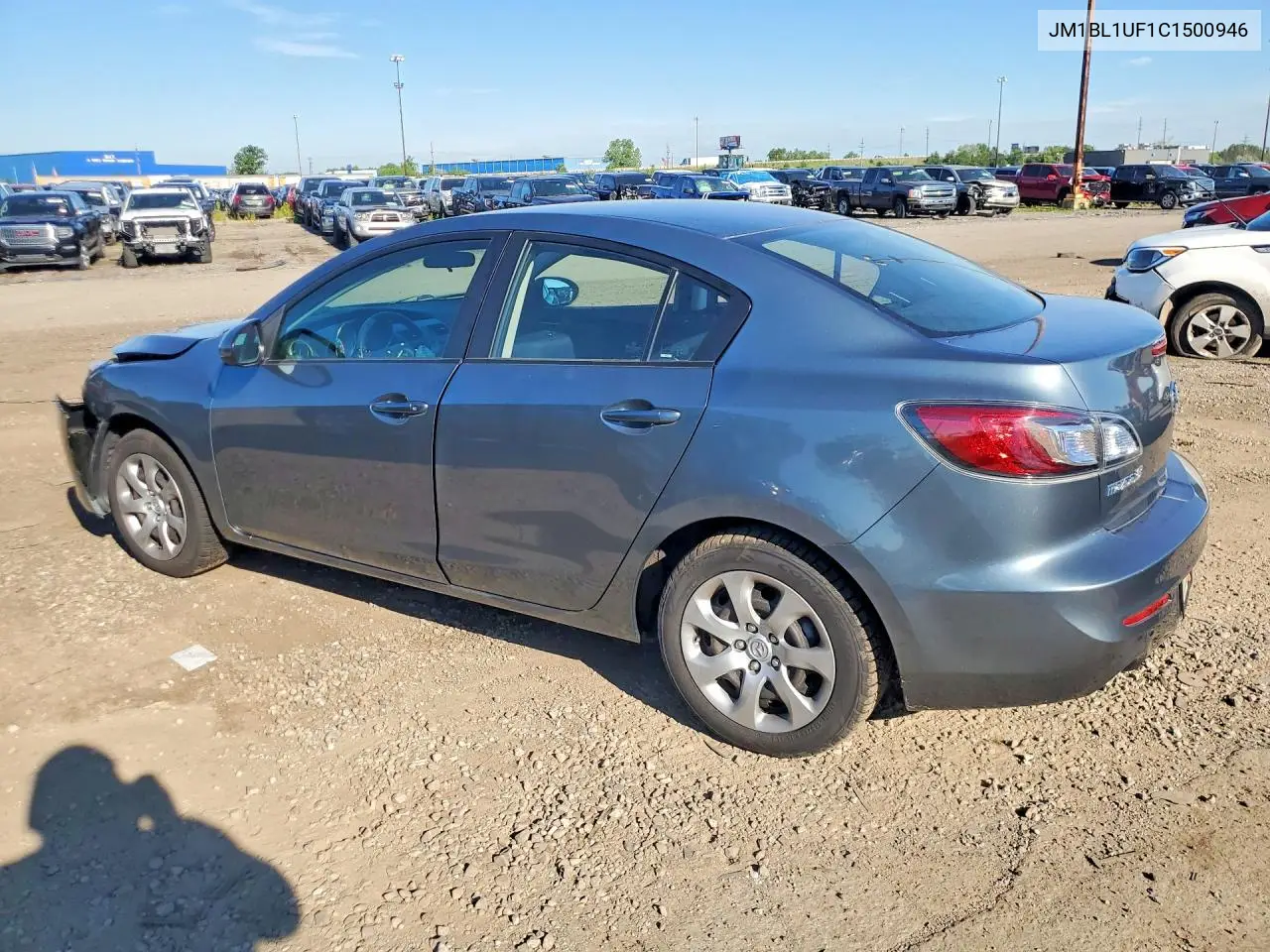 2012 Mazda 3 I VIN: JM1BL1UF1C1500946 Lot: 58568326