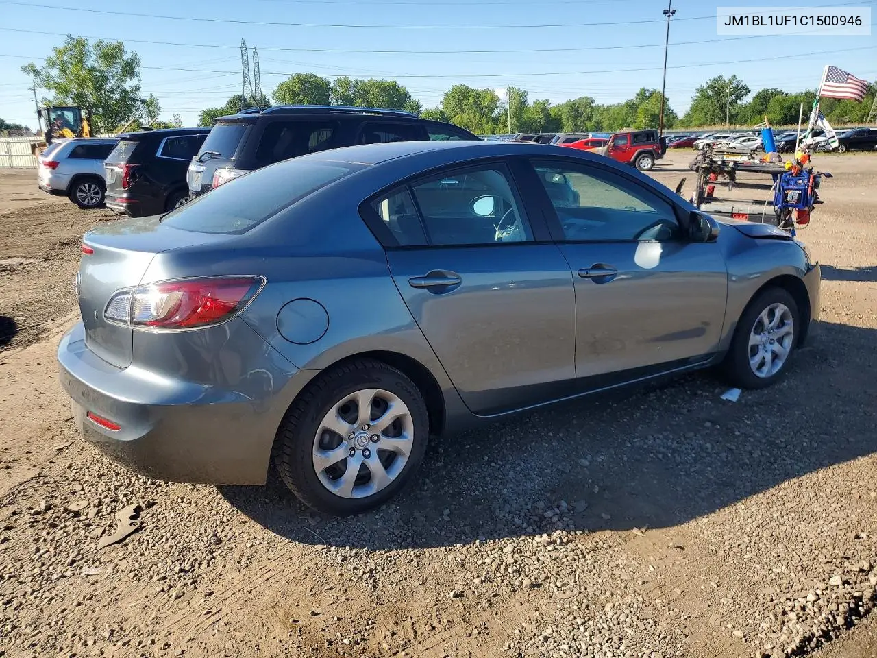 2012 Mazda 3 I VIN: JM1BL1UF1C1500946 Lot: 58568326