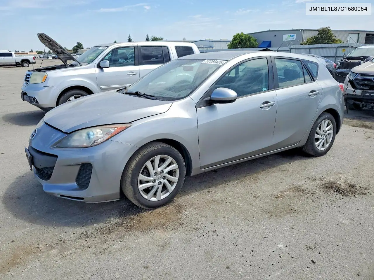 2012 Mazda 3 I VIN: JM1BL1L87C1680064 Lot: 61158436
