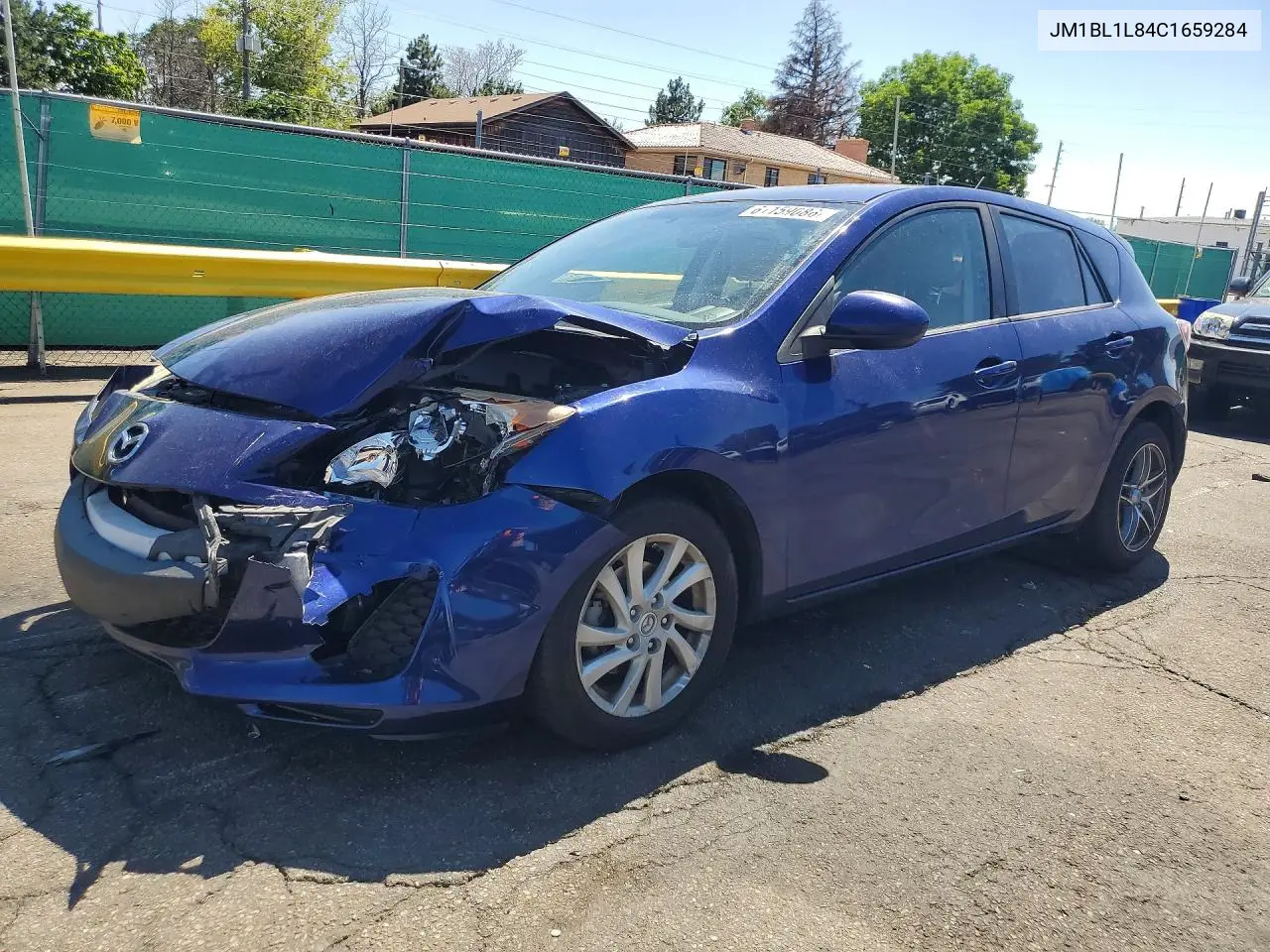 2012 Mazda 3 I VIN: JM1BL1L84C1659284 Lot: 61159086