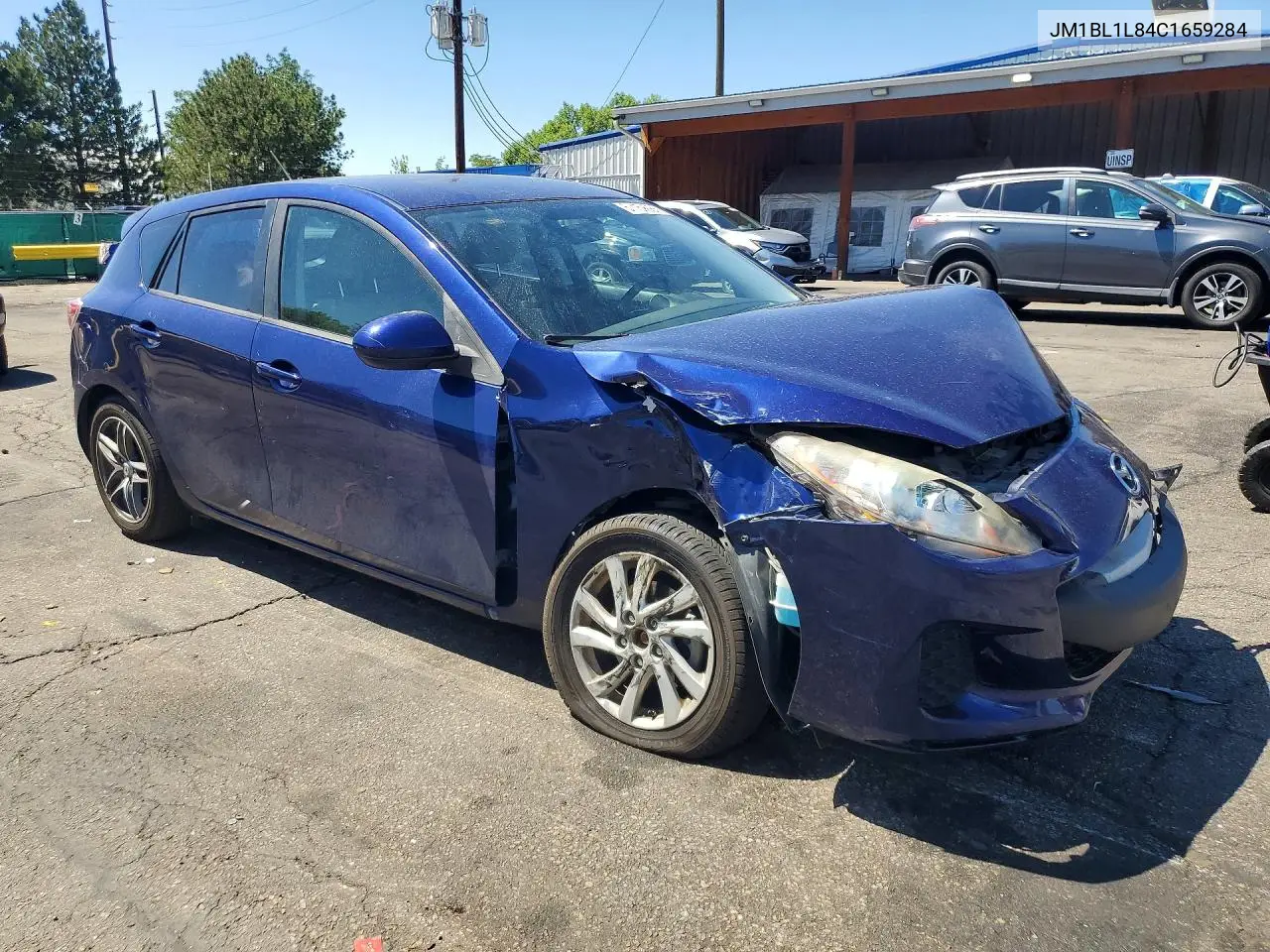 2012 Mazda 3 I VIN: JM1BL1L84C1659284 Lot: 61159086