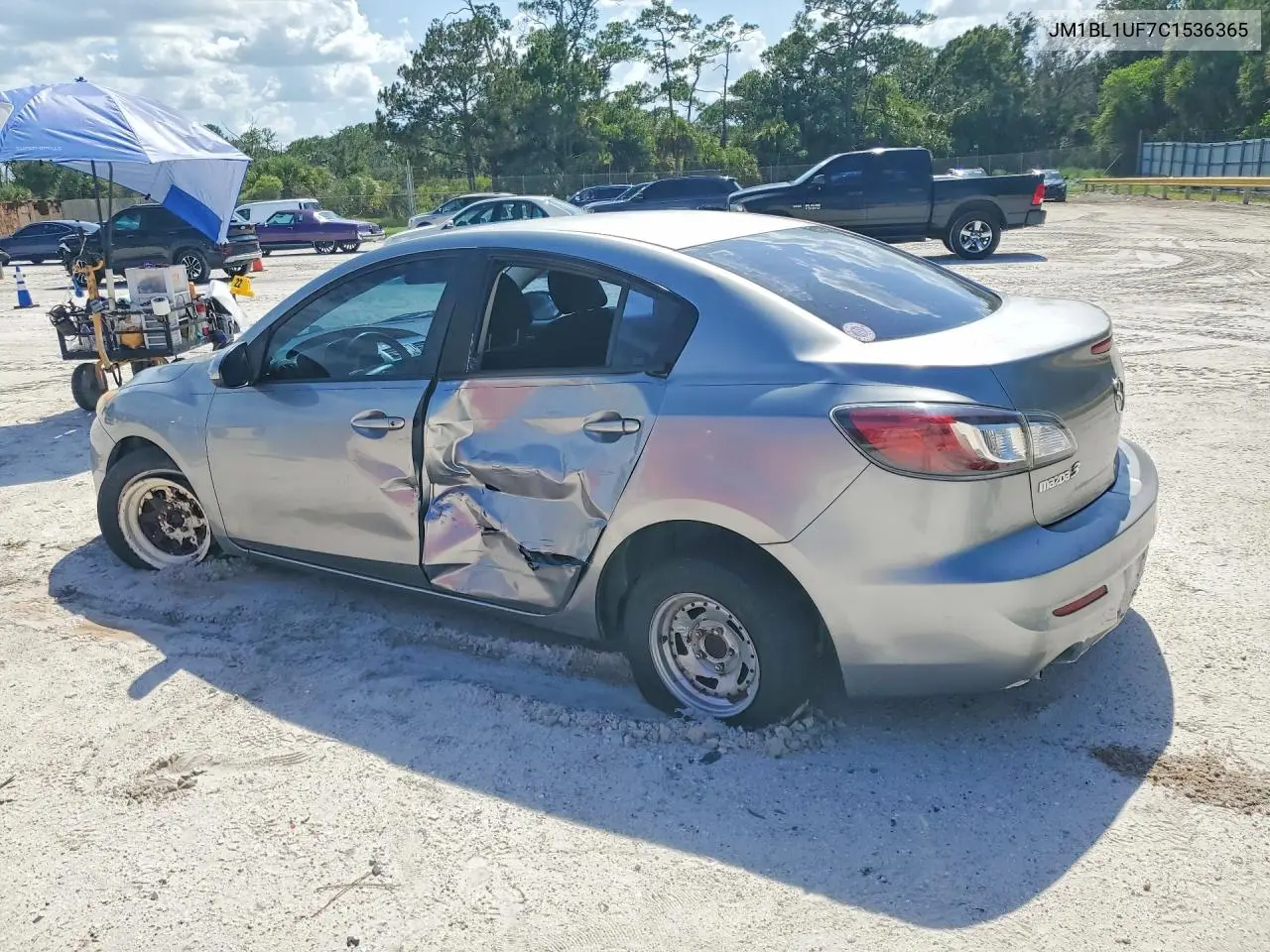 2012 Mazda 3 I VIN: JM1BL1UF7C1536365 Lot: 61318676