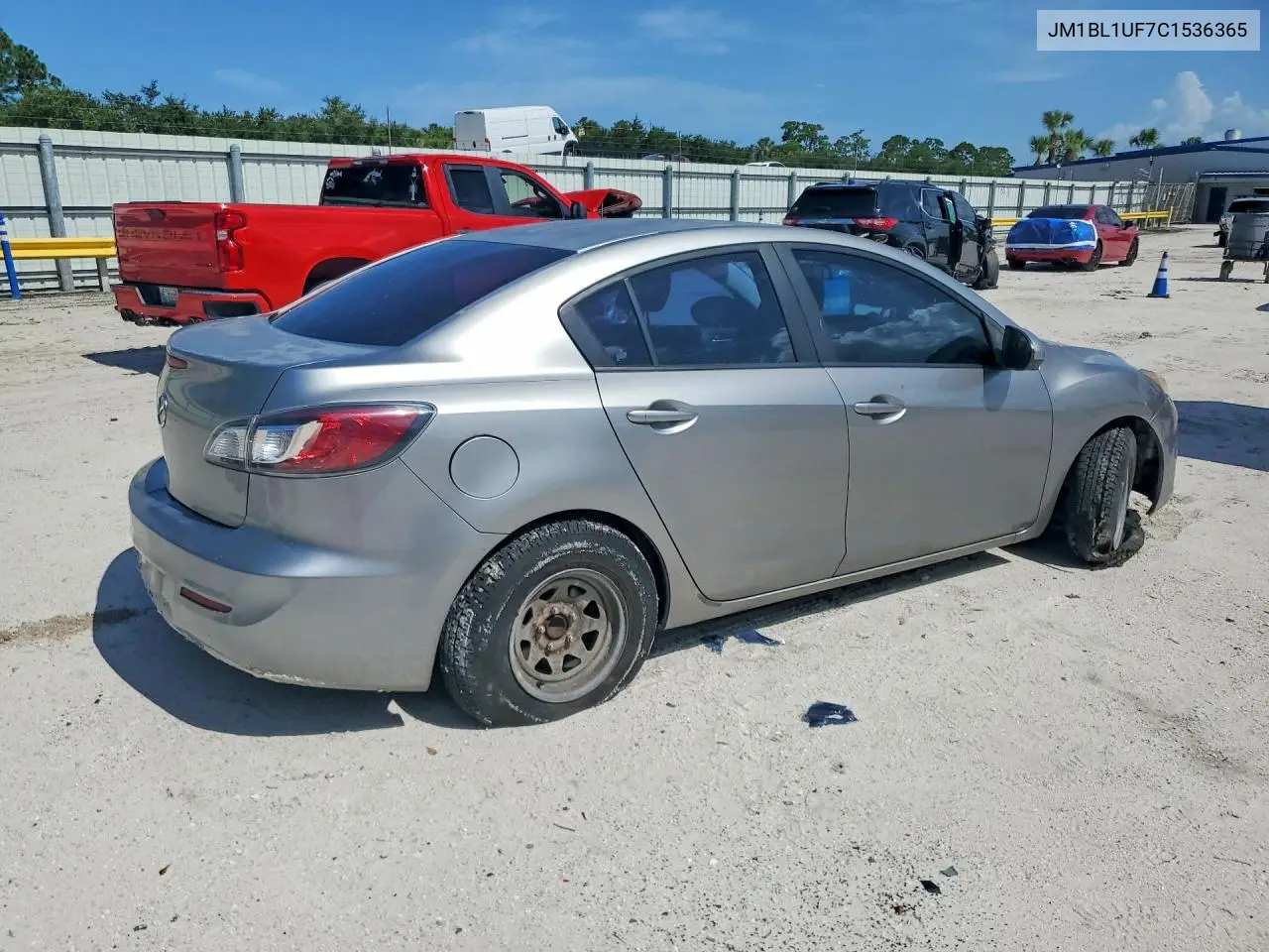 2012 Mazda 3 I VIN: JM1BL1UF7C1536365 Lot: 61318676