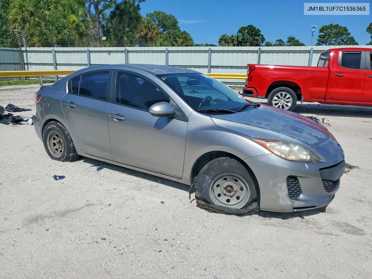 2012 Mazda 3 I VIN: JM1BL1UF7C1536365 Lot: 61318676