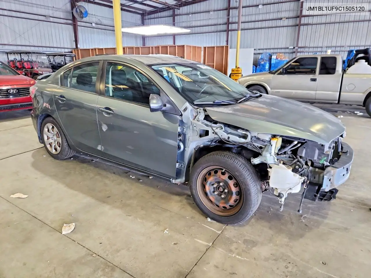 2012 Mazda 3 I VIN: JM1BL1UF9C1505120 Lot: 61349556