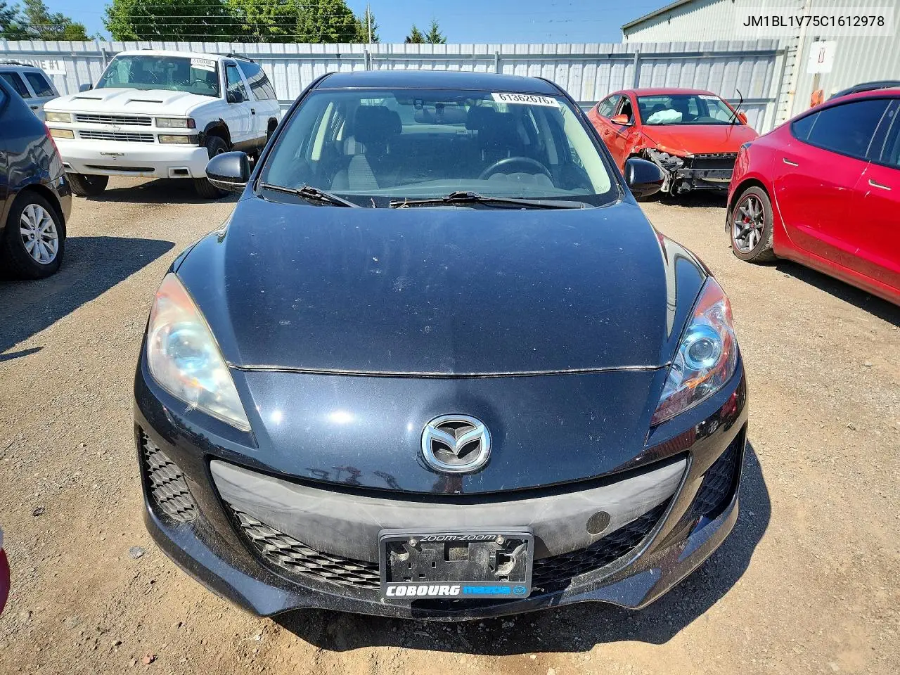 2012 Mazda 3 I VIN: JM1BL1V75C1612978 Lot: 61362676