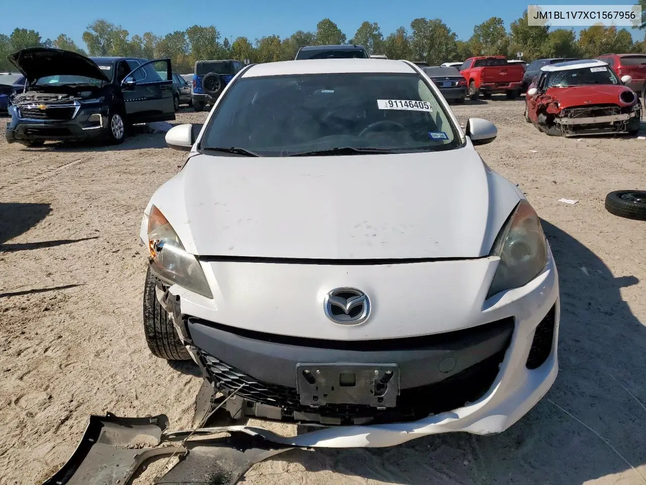 JM1BL1V7XC1567956 2012 Mazda 3 I