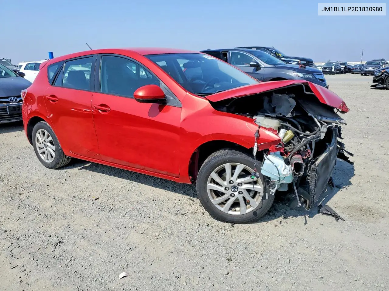 2013 Mazda 3 I VIN: JM1BL1LP2D1830980 Lot: 54310596