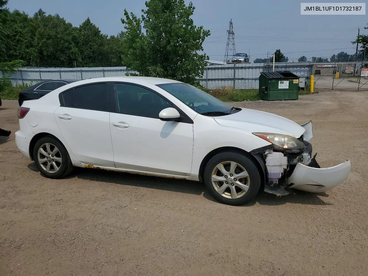 2013 Mazda 3 I VIN: JM1BL1UF1D1732187 Lot: 60413286