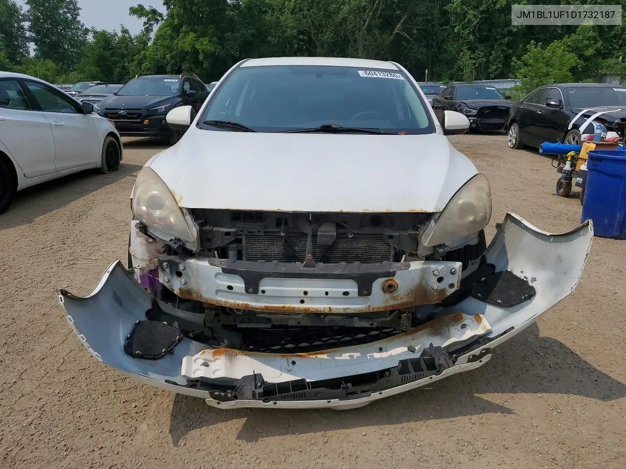2013 Mazda 3 I VIN: JM1BL1UF1D1732187 Lot: 60413286