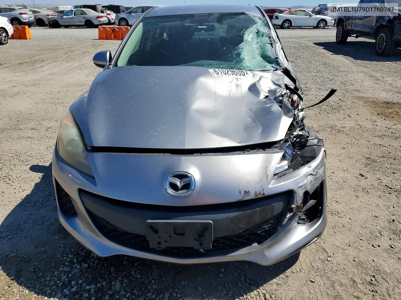 2013 Mazda 3 I VIN: JM1BL1U79D1760747 Lot: 61629606