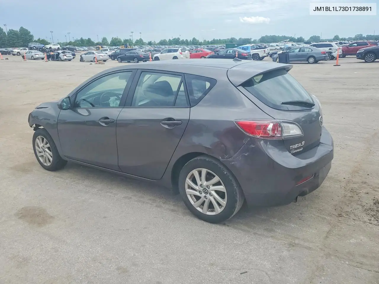 2013 Mazda 3 I VIN: JM1BL1L73D1738891 Lot: 61758736