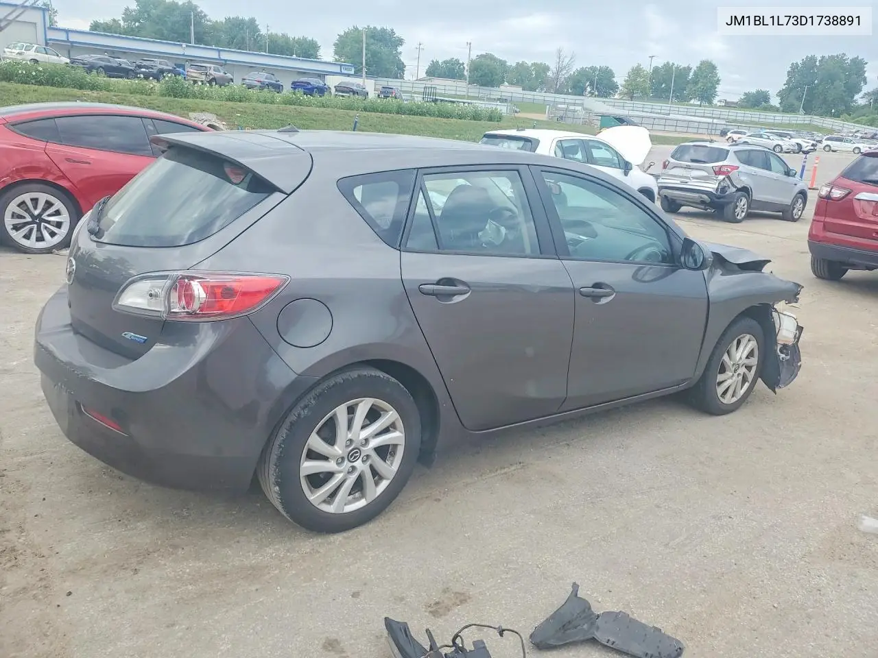 2013 Mazda 3 I VIN: JM1BL1L73D1738891 Lot: 61758736