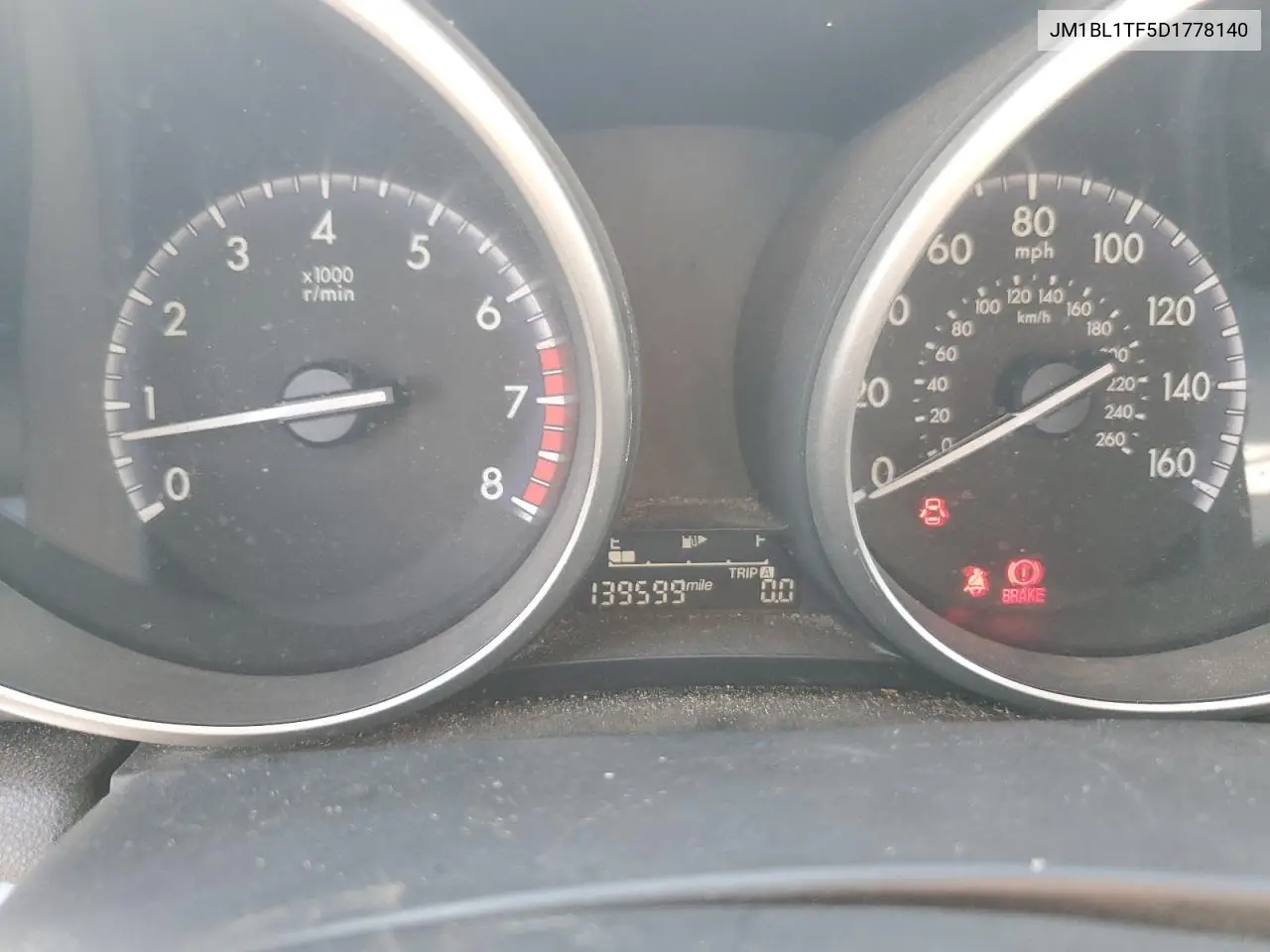 JM1BL1TF5D1778140 2013 Mazda 3