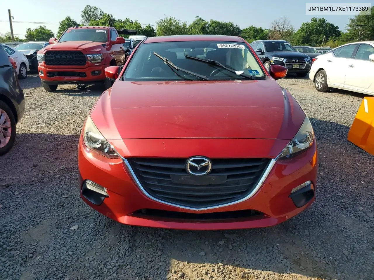 2014 Mazda 3 Touring VIN: JM1BM1L7XE1173389 Lot: 59578856