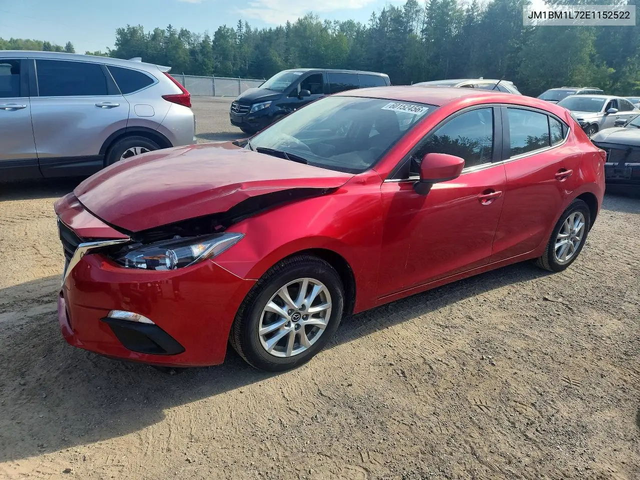 2014 Mazda 3 Touring VIN: JM1BM1L72E1152522 Lot: 60152456
