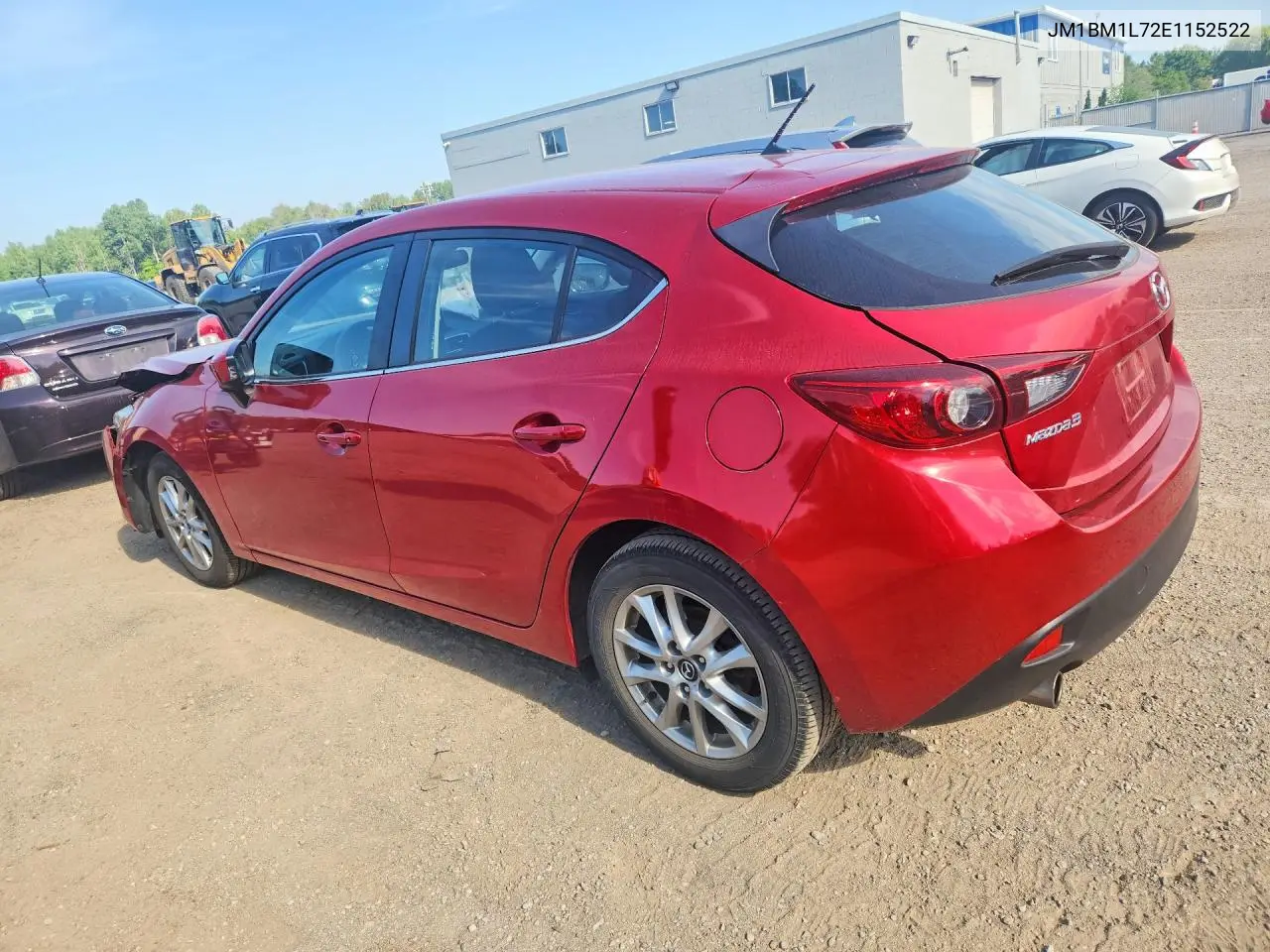 2014 Mazda 3 Touring VIN: JM1BM1L72E1152522 Lot: 60152456