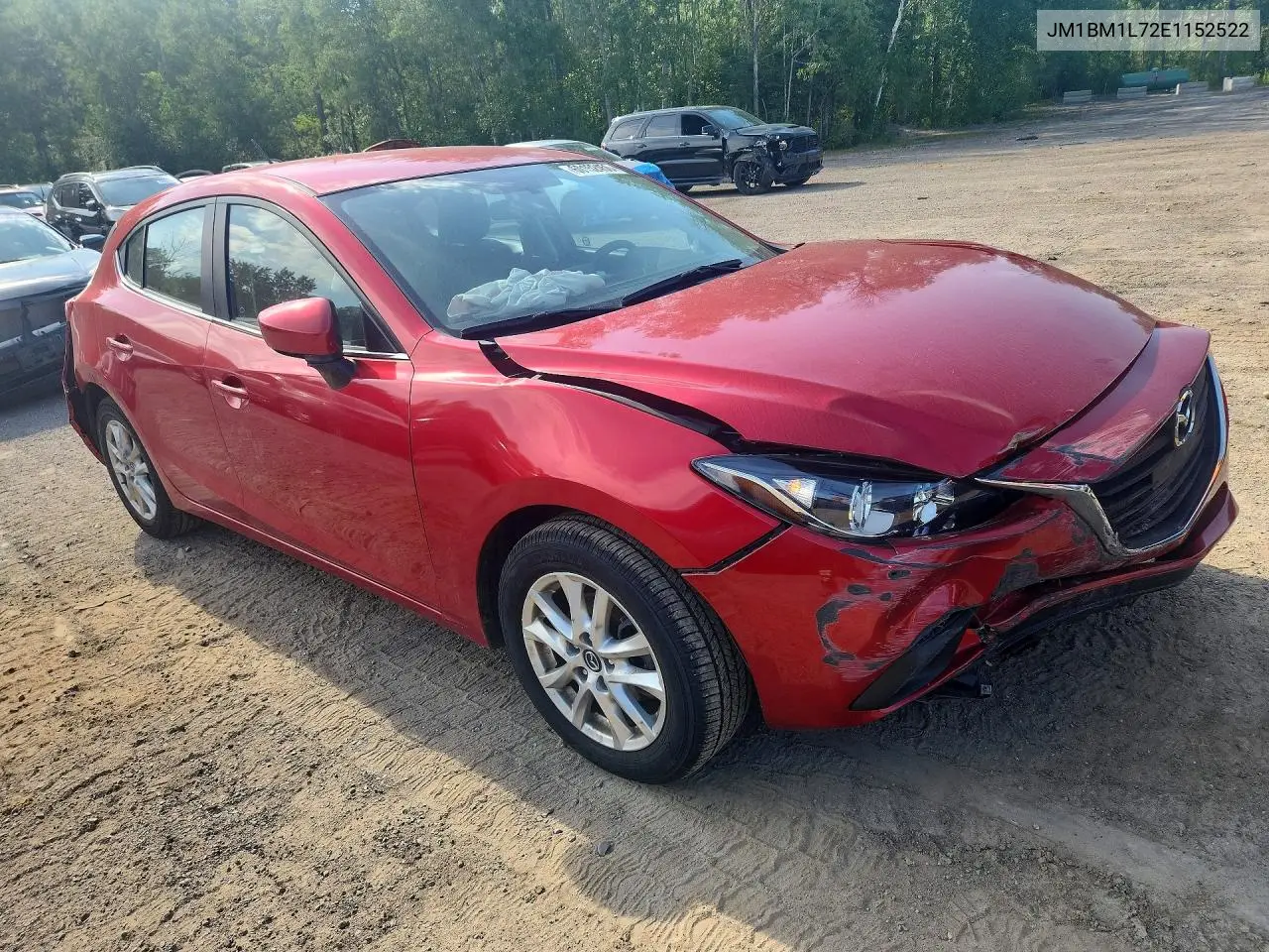 2014 Mazda 3 Touring VIN: JM1BM1L72E1152522 Lot: 60152456