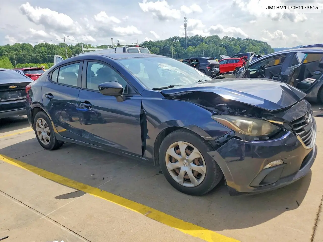 2014 Mazda 3 Sv VIN: JM1BM1T70E1173515 Lot: 61802576