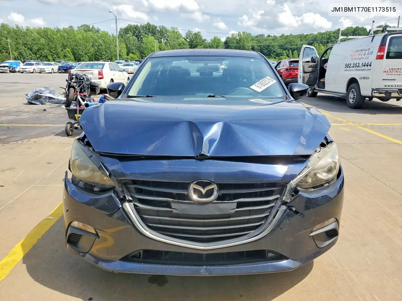 2014 Mazda 3 Sv VIN: JM1BM1T70E1173515 Lot: 61802576