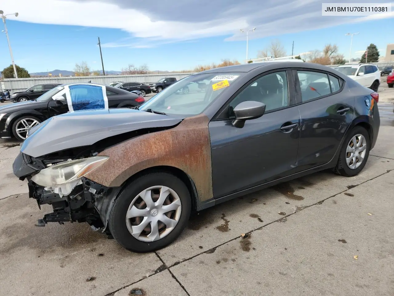 JM1BM1U70E1110381 2014 Mazda 3 Sport