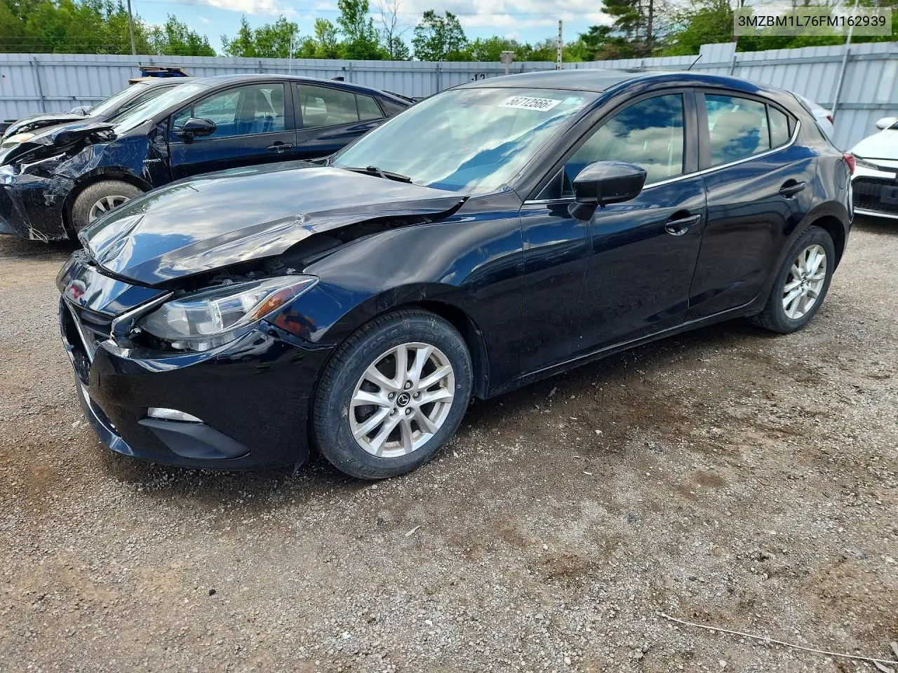 2015 Mazda 3 Touring VIN: 3MZBM1L76FM162939 Lot: 56712566