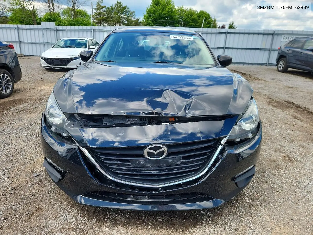 2015 Mazda 3 Touring VIN: 3MZBM1L76FM162939 Lot: 56712566