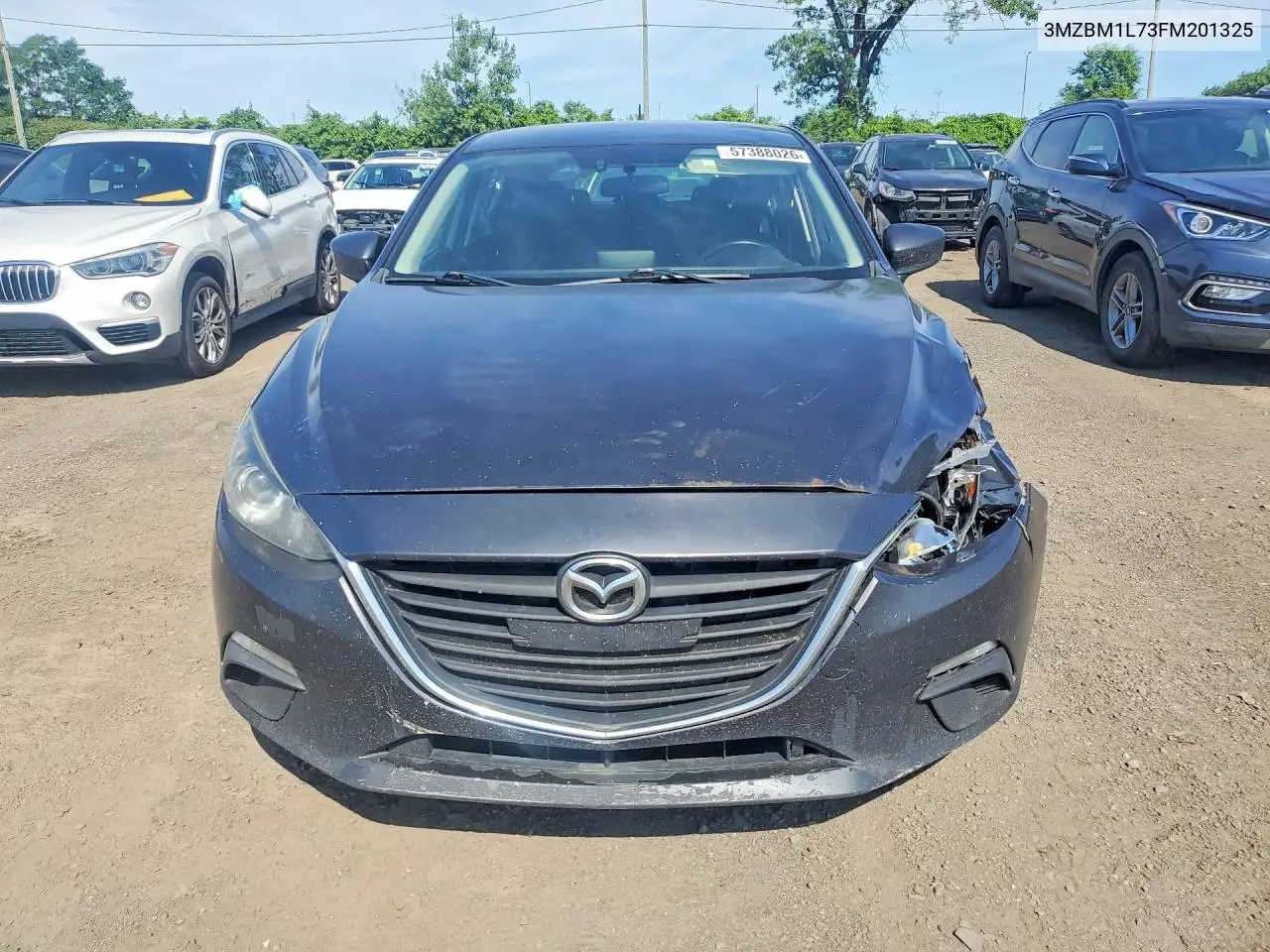 2015 Mazda 3 Touring VIN: 3MZBM1L73FM201325 Lot: 57388026