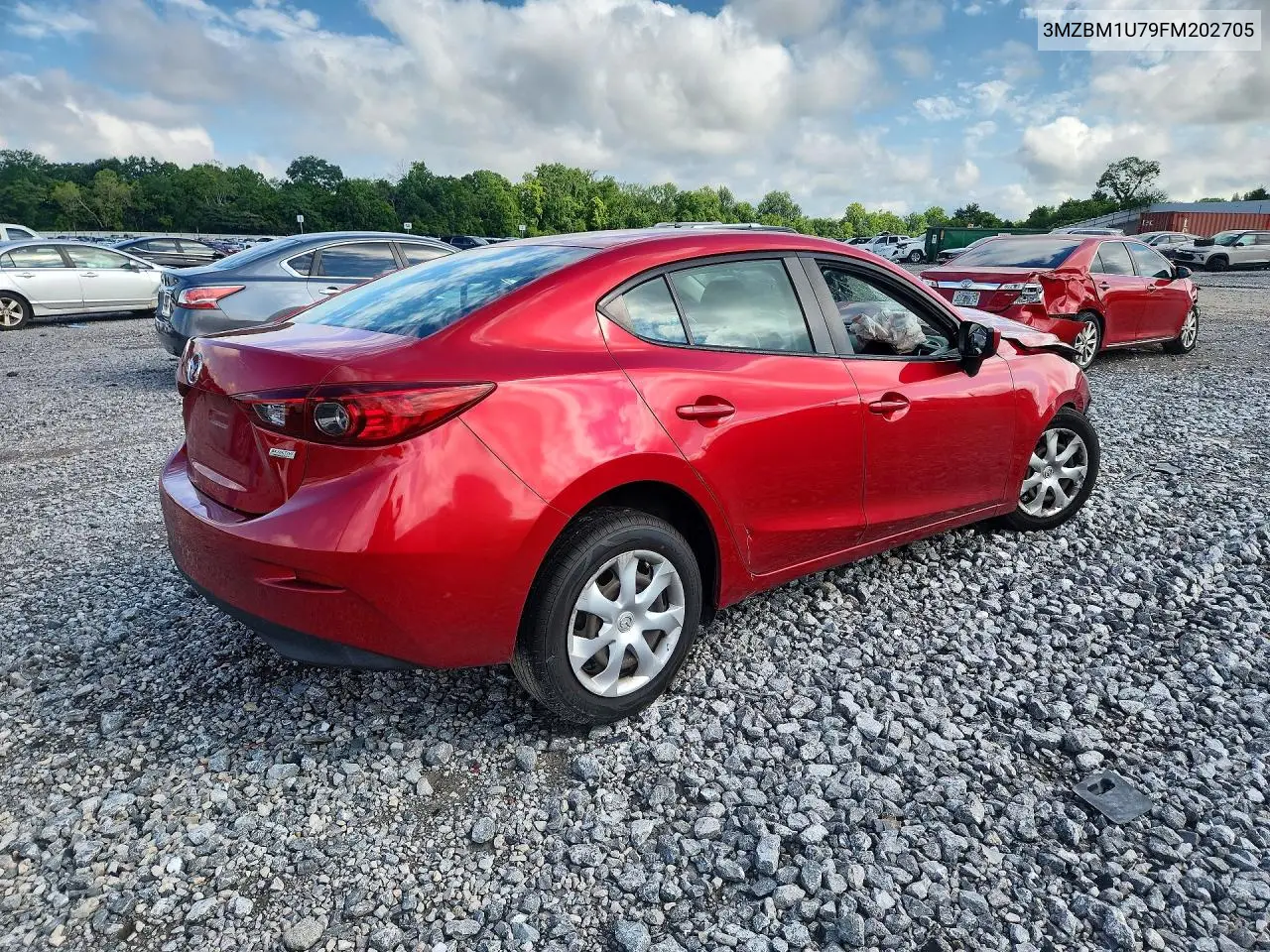 2015 Mazda 3 Sport VIN: 3MZBM1U79FM202705 Lot: 57847926