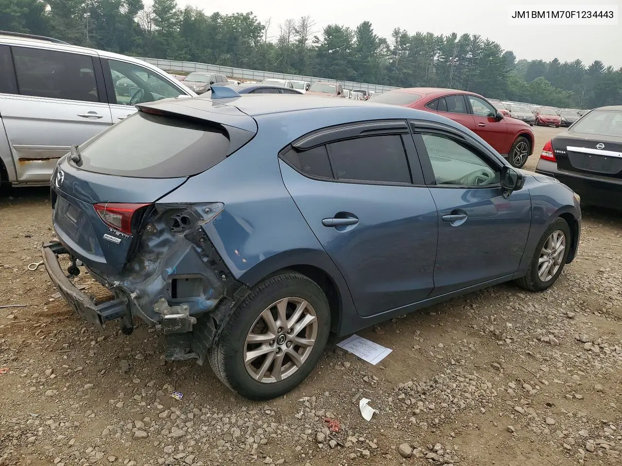 2015 Mazda 3 Grand Touring VIN: JM1BM1M70F1234443 Lot: 60574736