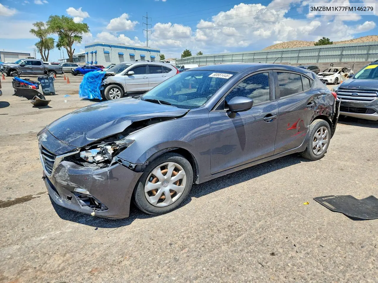 2015 Mazda 3 Sport VIN: 3MZBM1K77FM146279 Lot: 60661446