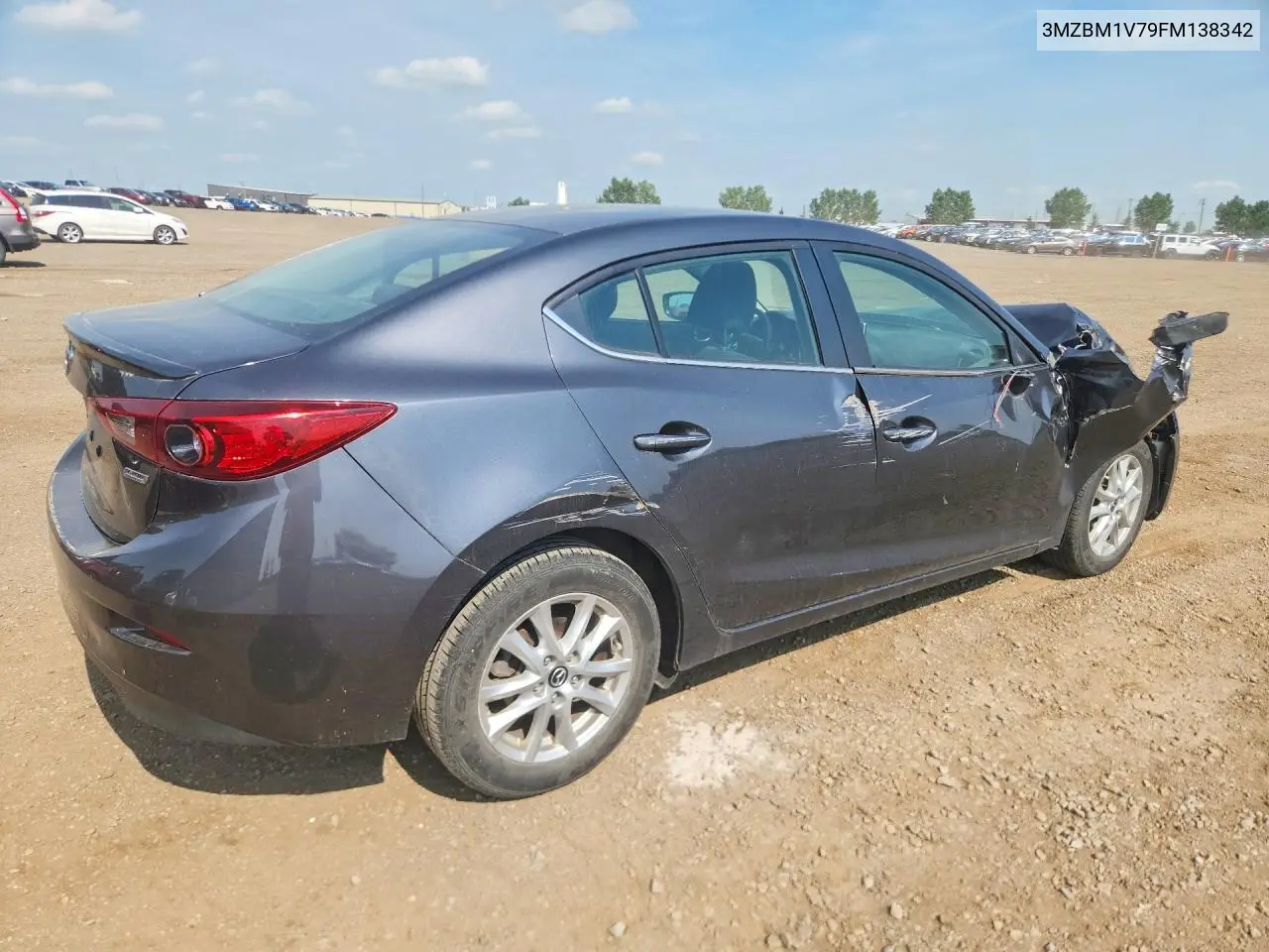 2015 Mazda 3 Touring VIN: 3MZBM1V79FM138342 Lot: 61947636