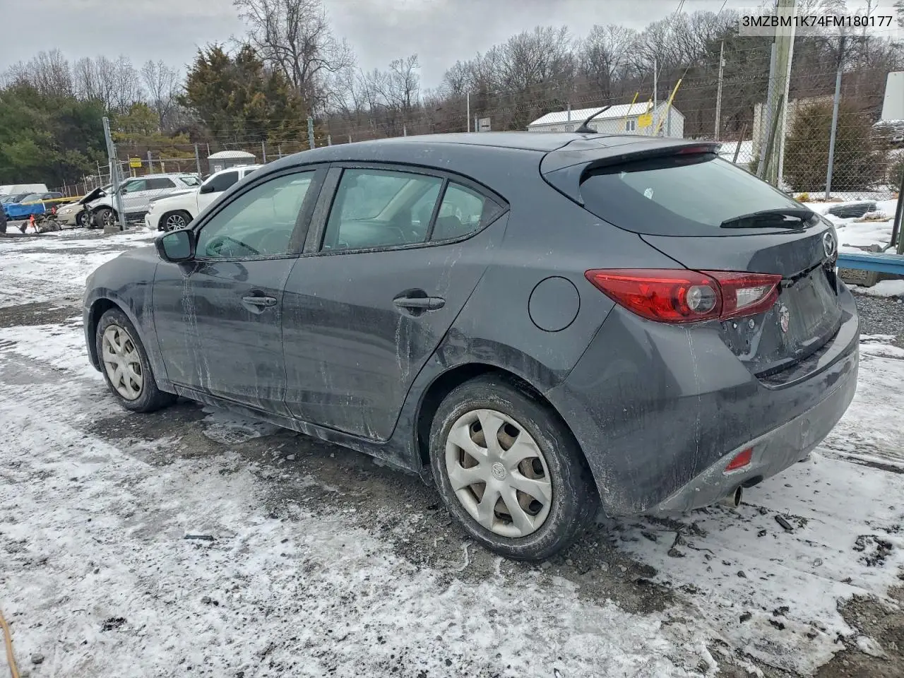 3MZBM1K74FM180177 2015 Mazda 3 Sport