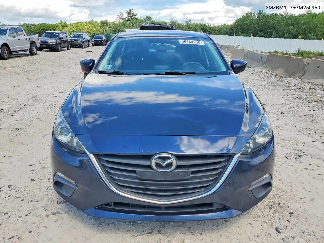 2016 Mazda 3 Sport VIN: 3MZBM1T75GM250950 Lot: 58184236