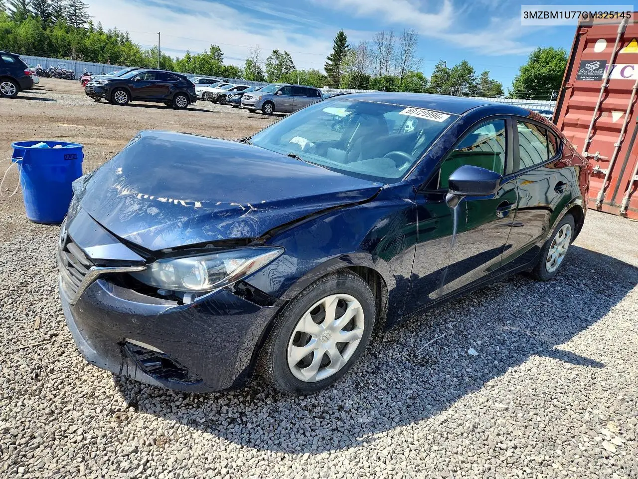 2016 Mazda 3 VIN: 3MZBM1U77GM325145 Lot: 59129996