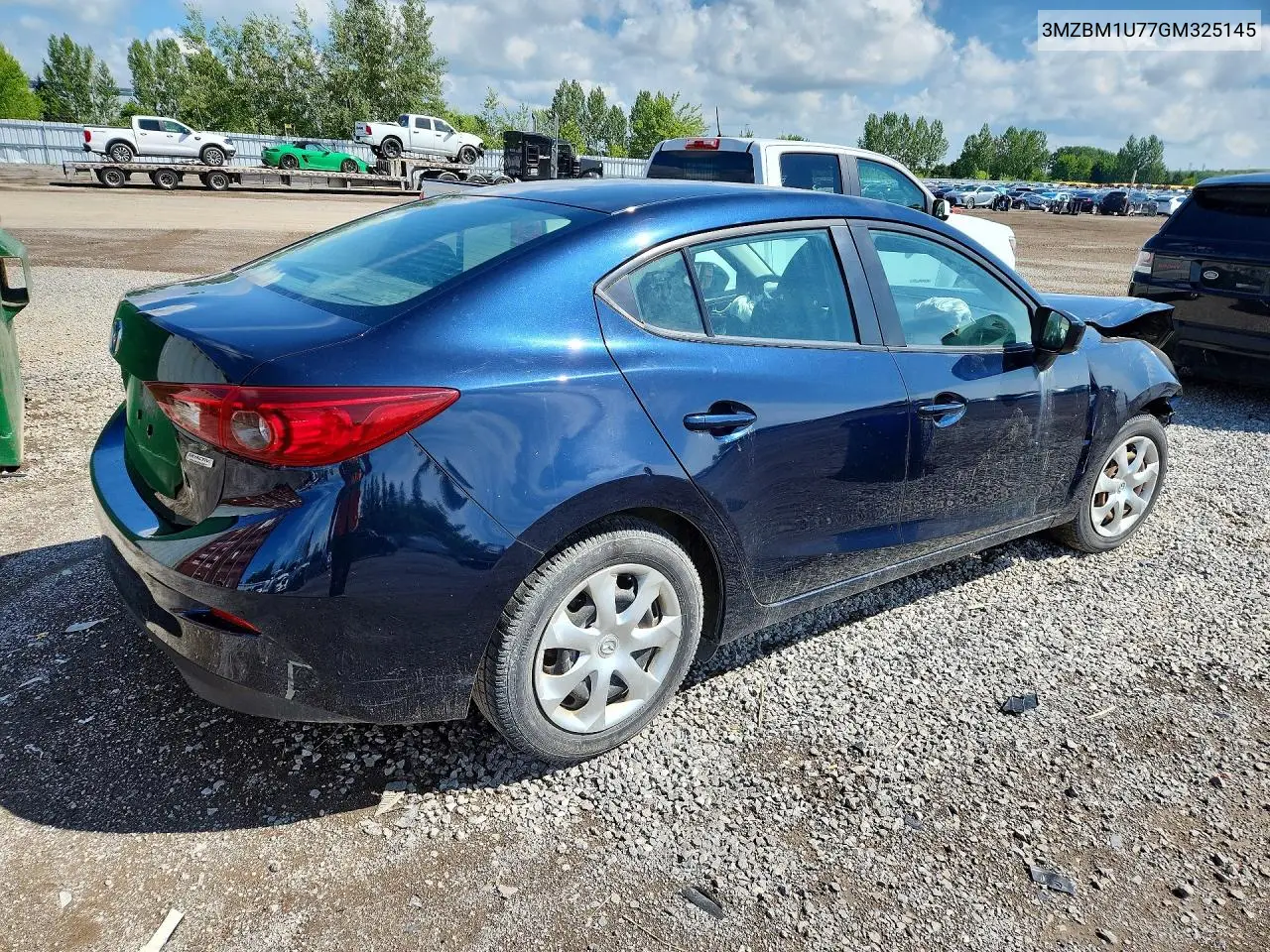 2016 Mazda 3 VIN: 3MZBM1U77GM325145 Lot: 59129996
