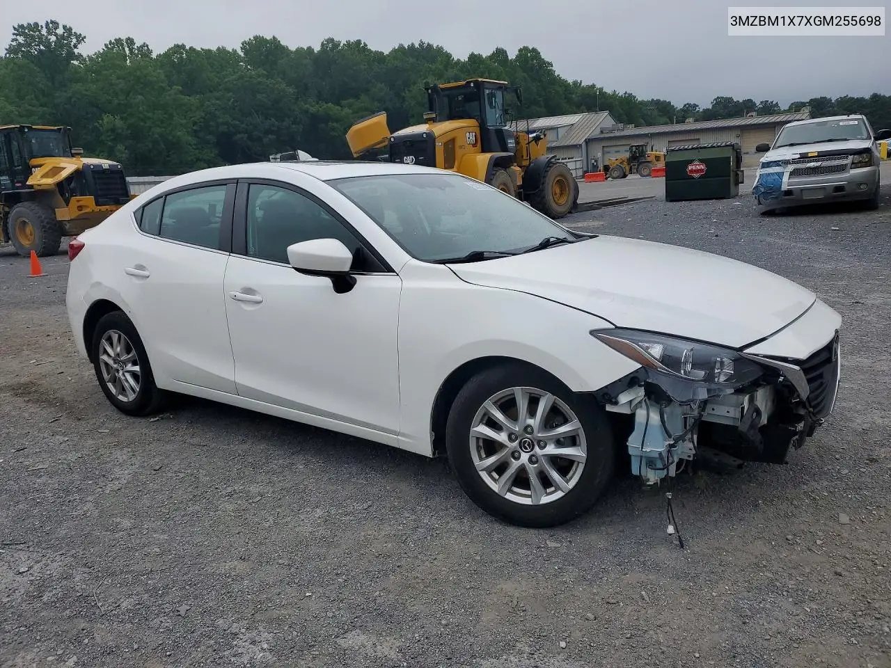 2016 Mazda 3 Grand Touring VIN: 3MZBM1X7XGM255698 Lot: 60330376